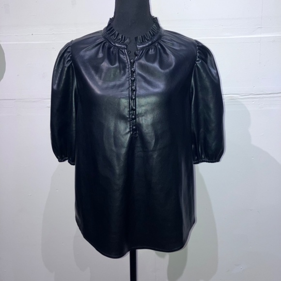 Marc New York, buttery soft vegan leather top - Picture 8 of 10